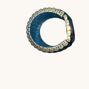 ExpLrAess Women's Stainless Steel Case Bracelet Band Gold-Toned Analog Watch